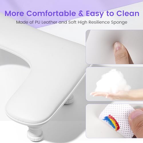 2nd Gen Height-Adjustable Nail Arm Rest - Ergonomic White Cushion