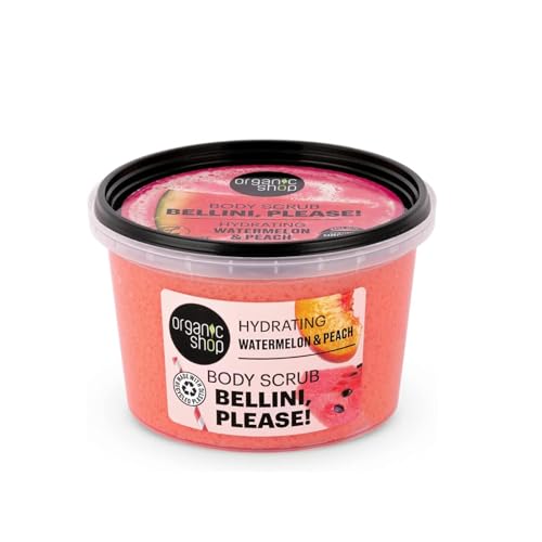 Organic Shop Watermelon & Peach Exfoliating Body Scrub - 250ml
