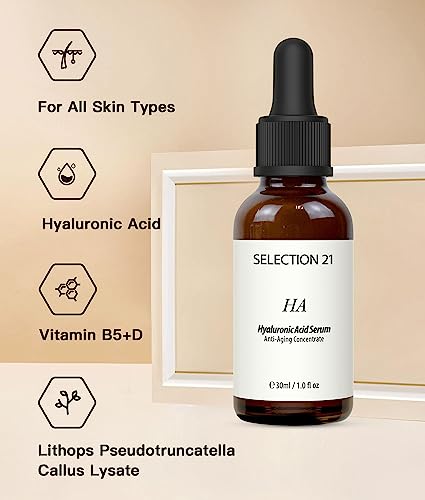 Advanced Hyaluronic Acid Serum for Deep Skin Hydration - 1 Fl Oz