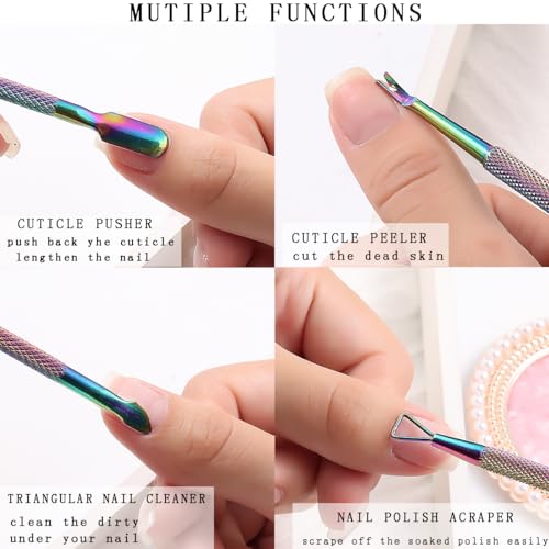 Nail Soaking Bowl Kit with Cuticle Pusher & Peeler Tools