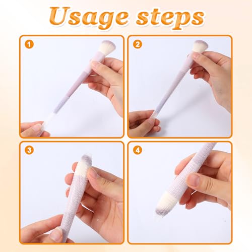 60 Pcs Makeup Brush Covers - Reusable Mesh Protector for Travel