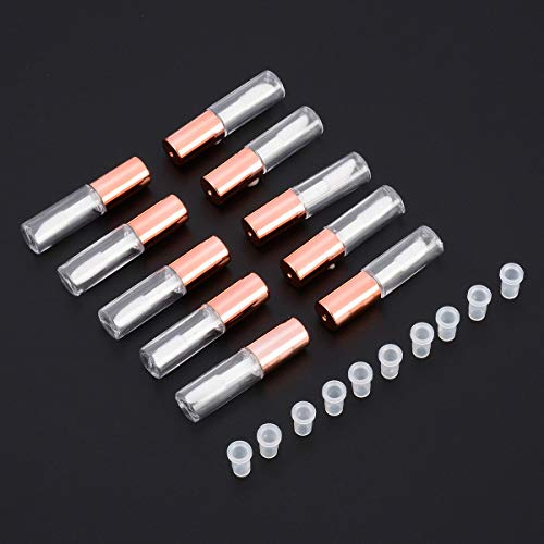 SKYPRO 25 Pack Clear Refillable Lip Gloss Containers with Pipettes & Rubber Inserts