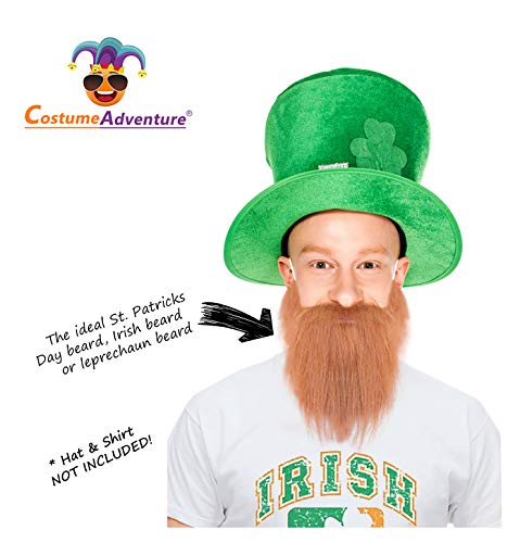 Ginger Fake Leprechaun Beard for St. Patrick's Day Costumes