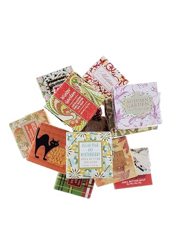 Greenwich Bay 12-Pack Soap Sampler - Assorted Scents with Shea Butter