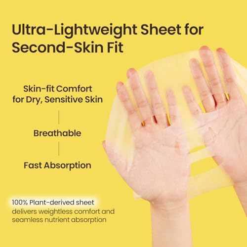 Papa Recipe Bombee Honey Sheet Mask - 10 Pack Deep Moisturizing K-Beauty