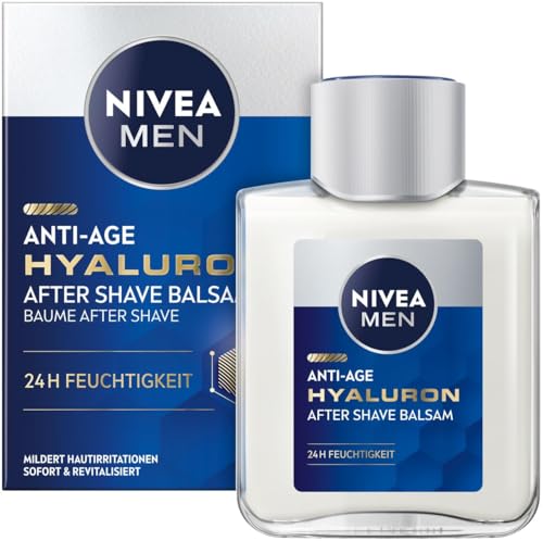 Nivea Men Anti-Age Hyaluronic After Shave Balm 100ml - Soothes & Moisturizes Skin
