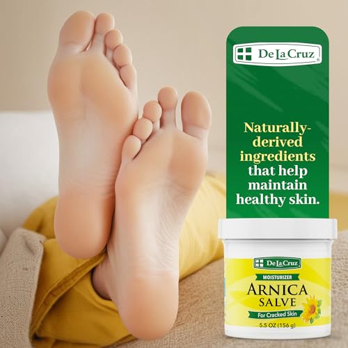 De La Cruz Arnica Salve, Deep Moisturizing Balm for Dry & Cracked Skin, 5.5oz