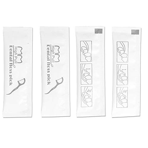 Sedrick Micro Dental Floss Picks - 50 Count, Individually Wrapped