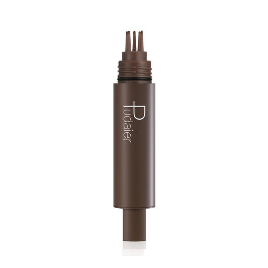 Pudaier ALL NEW Freckle Stamp Pen, Longer-Lasting & Waterproof Fake Freckles, 5-Point Faux Freckles Stain Marker Pencil, Natural-Looking Freckle Sunkissed Makeup, Upgrade Light Brown