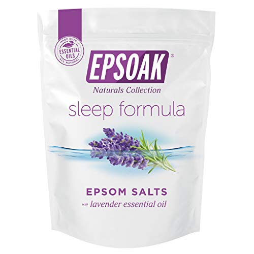 Epsoak 2 lb USP Magnesium Sulfate Epsom Salt with Lavender Scent - 32 Ounce Reusable Bag, Made in USA, Cruelty-Free