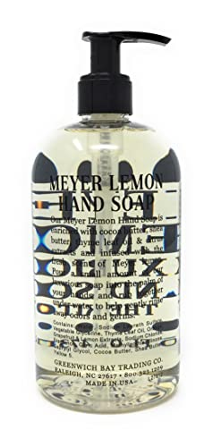 Greenwich Bay Meyer Lemon Hand Soap - 16 oz Pump Bottle for Kitchen