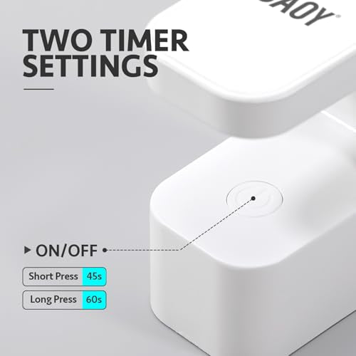 GAOY Mini UV Nail Lamp with Timer for Gel Curing