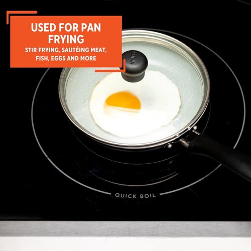 IMUSA 6.3-Inch Ceramic Egg Pan - Lightweight Nonstick Cookware