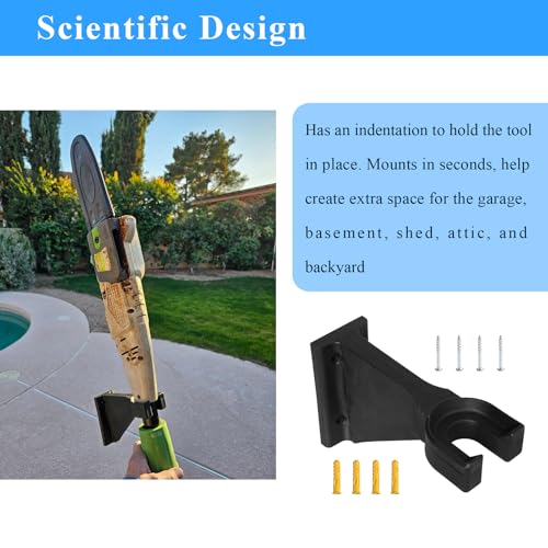 Heavy-Duty Wall Mount for Garden Power Tools - Fits EGO Trimmer
