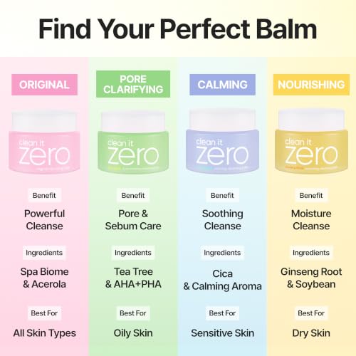BANILA CO Clean It Zero Nourishing Cleansing Balm 100ML - Vegan Makeup Remover for Dry Skin