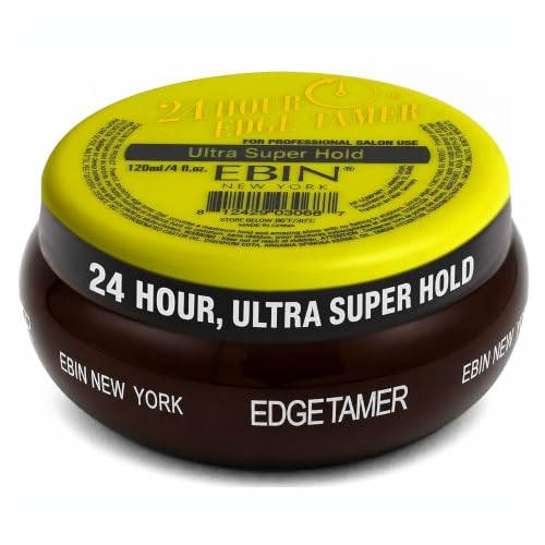 EBIN NEW YORK 24-Hour Ultra Hold Edge Tamer - 4 Fl Oz, Strong, Humidity-Resistant