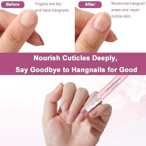 Ceramic Cuticle Pusher & Oil Pen Set for Nail Care