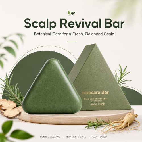 YoracareBar Korean Scalp Shampoo Bar for Oil Control and Hair Volume