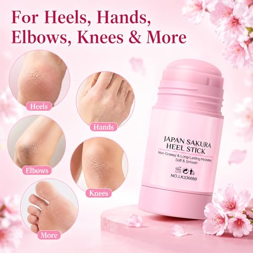 Sakura Foot Balm Stick - Moisturizing Shea Butter & Aloe Vera