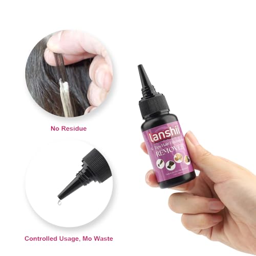 Lanshii 100ml UV Hair Glue Remover - Fast Acting Adhesive Dissolver