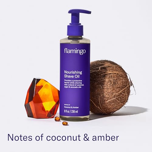 Flamingo Women's Razor Set with Nourishing Shave Oil - Normal Variation