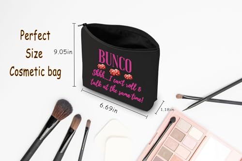 JNIAP Bunco Shhh Bag - Funny Cosmetic Bag for Bunco Gifts