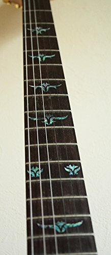 Jockomo Guitar Inlay Sticker - Tailored Leaf Design in Abalone Mix