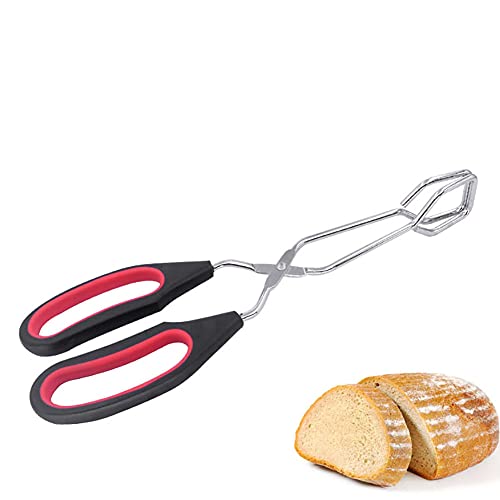 Alnicov Stainless Steel Scissor Tongs Set - 3 Sizes (9/11/13 Inch)