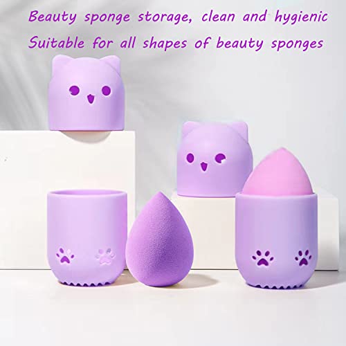 MR LION Makeup Sponge Holder & Travel Case Set - 2 Beauty Blenders