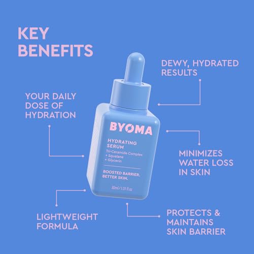 BYOMA Hydrating Serum with Tri-Ceramide Complex, Squalane & Glycerin