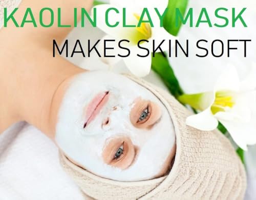 Relaxcation 2.0 Pounds Kaolin White Clay Powder for Face, Hair, Body – 100% Natural China Clay