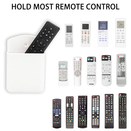 Self Adhesive Remote Control Holder - TV & AC Storage Organizer (Pack of 4)
