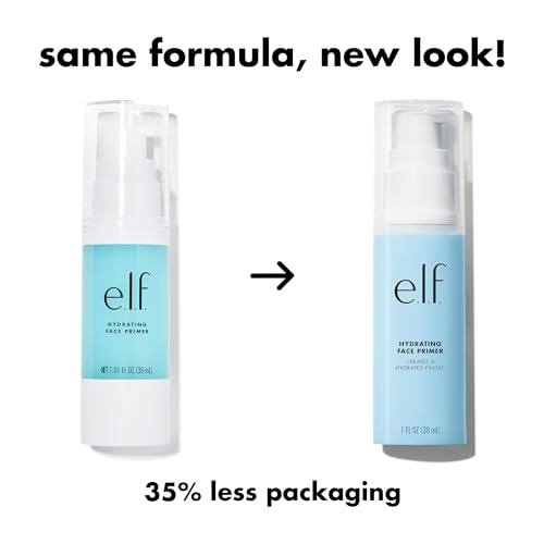 e.l.f. Hydrating Face Primer - Moisturizing Makeup Base for Flawless Finish