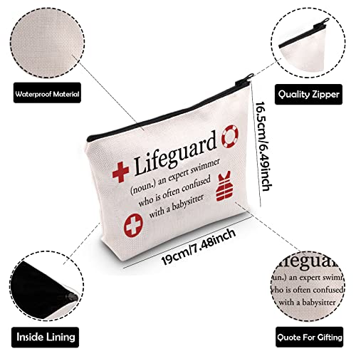 Lifeguard Definition Waterproof Makeup Bag - Best Lifeguard Ever Gift, ZJXHPO