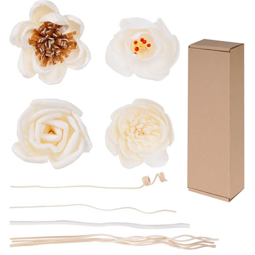 14-Piece Natural Flower Reed Diffuser Sticks Set for Home Decor