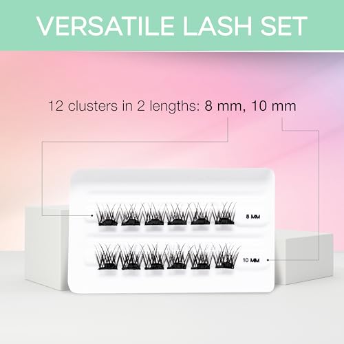 Ardell Press On Lashes Wispies Natural – 12 Pre-Glued Clusters