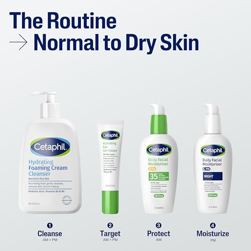 Cetaphil Hydrating Foaming Cream Cleanser for Sensitive Skin - 16 fl oz