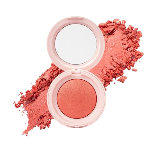 Kara Beauty Baked Blush - Coral Sunset Bloom for Glowy Skin