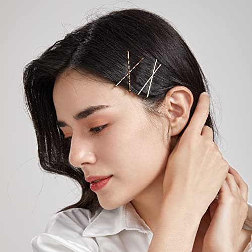 Dofash Black Bobby Pins - 100Pcs 3.5cm Hair Clips for Girls