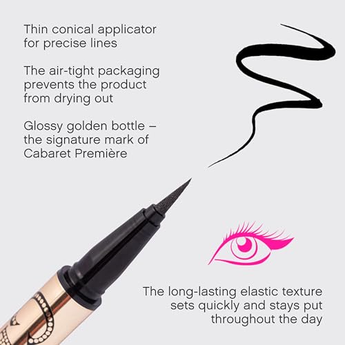 Vivienne Sabó Ultra Black Eyeliner Pen - Longwearing & Smudge-Proof