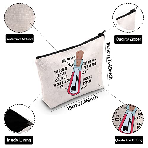 ZJXHPO Llama Poison Makeup Bag - Waterproof Zipper Pouch for Her