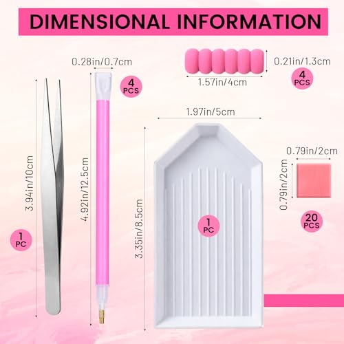 30PCS Rhinestone Picker Tool Kit for Nail Art & Crafts