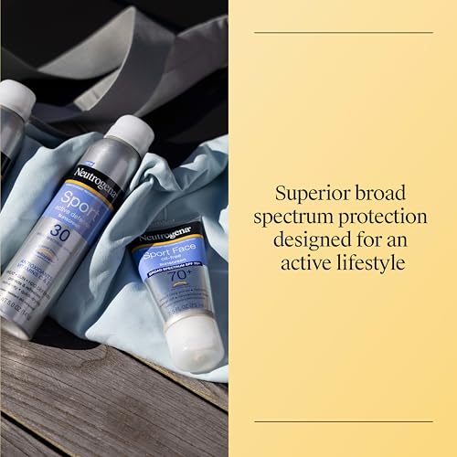 Neutrogena Sport Face Sunscreen Lotion SPF 70+, 2.5 fl. oz - Water-Resistant UVA/UVB Protection
