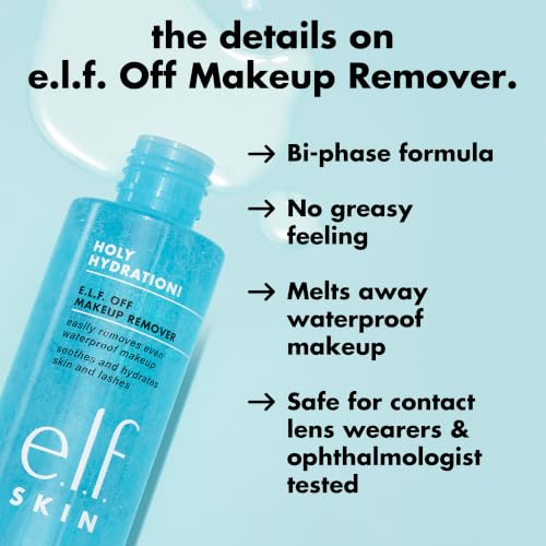 e.l.f. SKIN Holy Hydration Off Makeup Remover – 4.3 Fl Oz