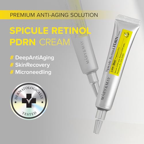Mary&May Retinol PDRN Spicule Night Cream for Pore Care - 0.53 oz