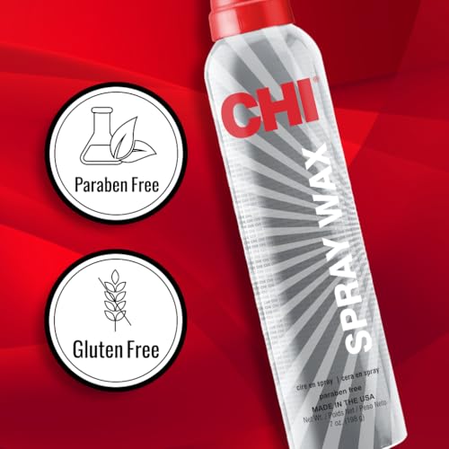 CHI Spray Wax for Textured Hair Looks - Touchable Finish, 7 Oz
