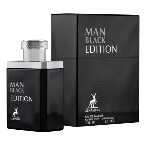Maison Alhambra Man Black Edition Eau de Parfum Spray 3.4 oz