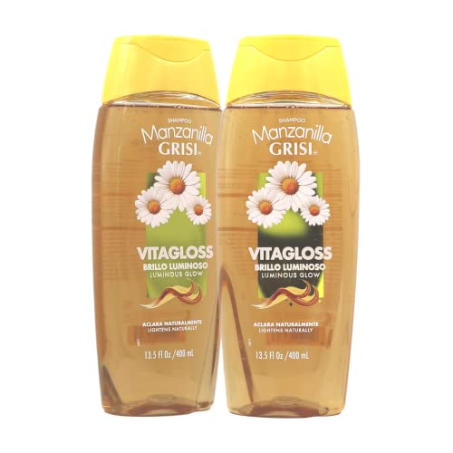 Grisi Chamomile Shampoo 2-Pack for Luminous Shine & Nourishment
