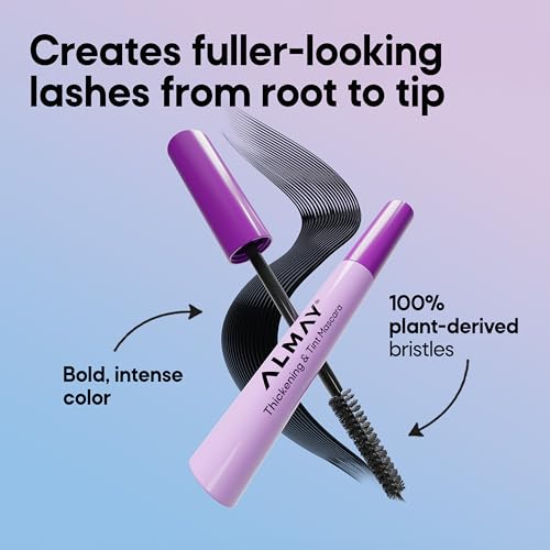 Almay Thickening & Tint Mascara - 402 Black, 24HR Wear
