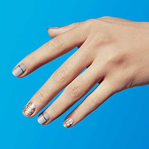 Dashing Diva Gloss Gel Nail Wraps - All Lined Up, 32 Piece Set